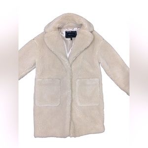 BCBGMAXAZRIA Faux Fur Coat